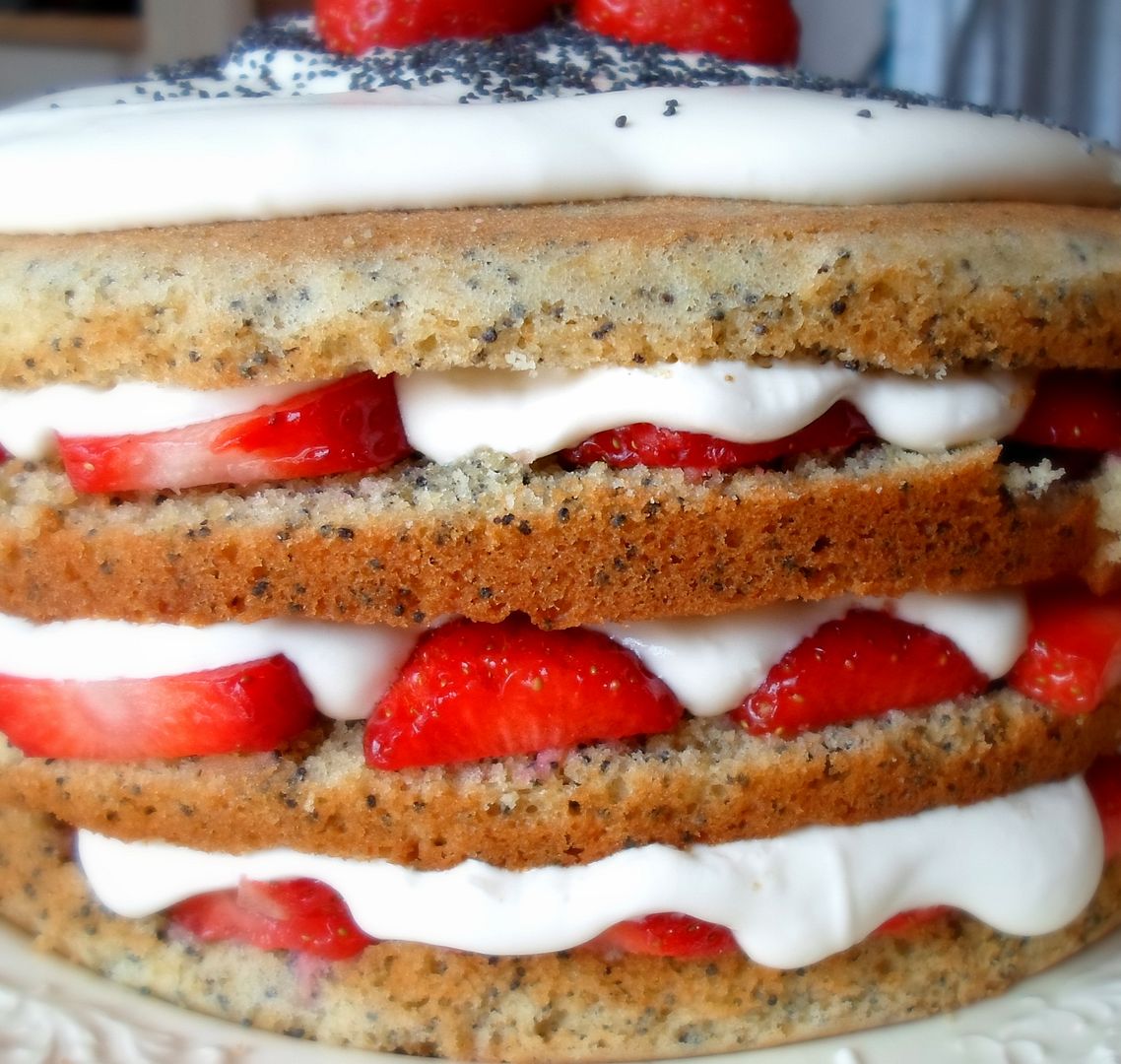 Strawberry & Poppy Seed Cake The English Kitchen